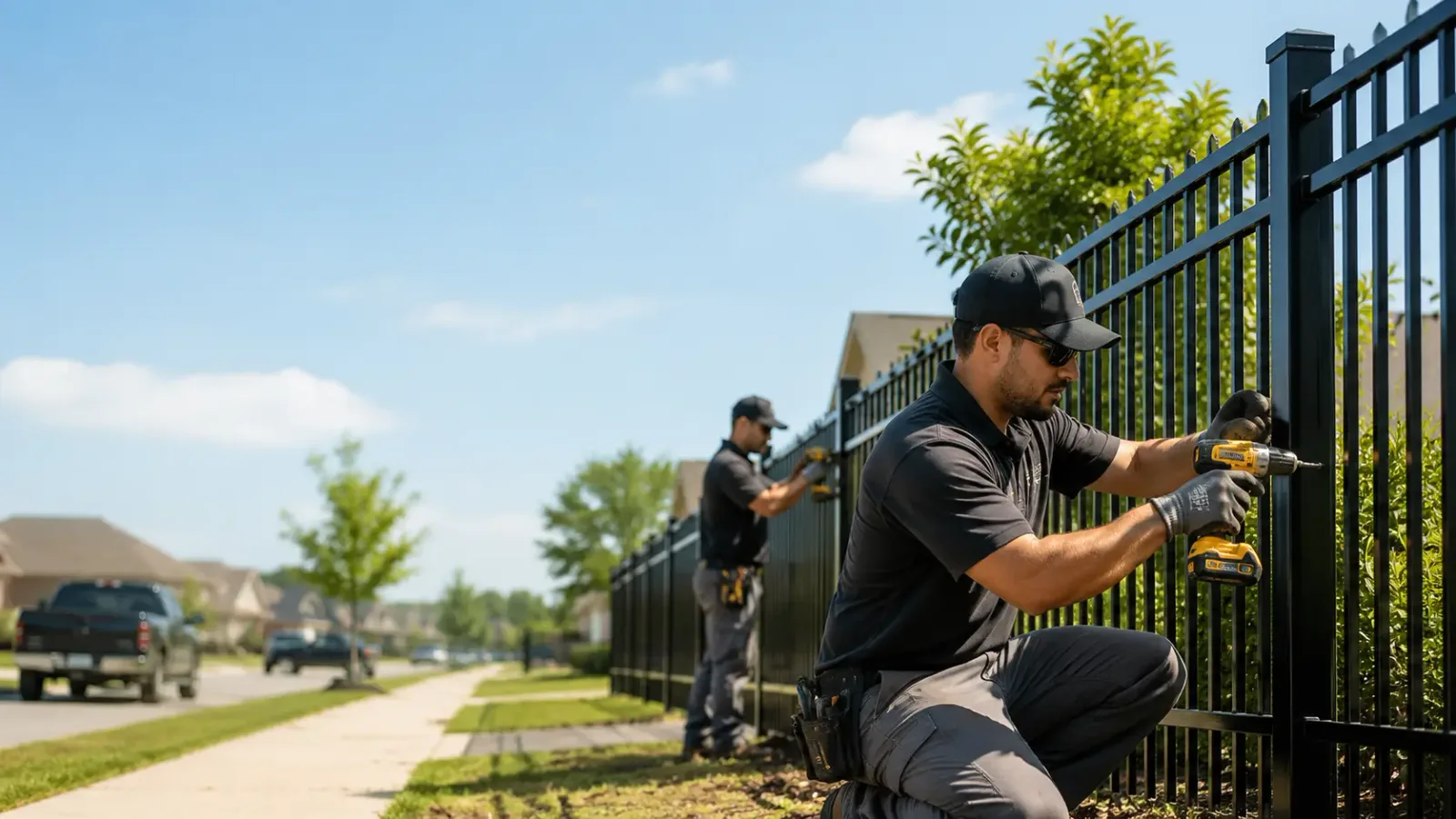 Metal Fence Installation in Darfur, MN